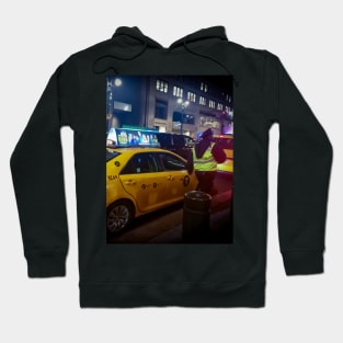 Yellow Cabs, Grand Central Terminal, Manhattan, NYC Hoodie